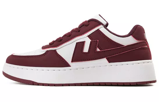 Кроссовки WARRIOR Skateboarding Shoes Women's Low-top White/Rose/Wine, цвет White/Rose/Wine