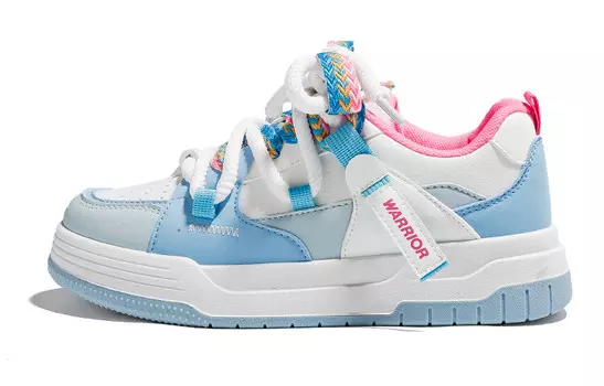 Кроссовки WARRIOR Skateboarding Shoes Women's Low-top, красный