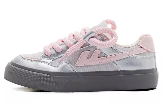 Кроссовки WARRIOR Skateboarding Shoes Women's Low-top, розовый