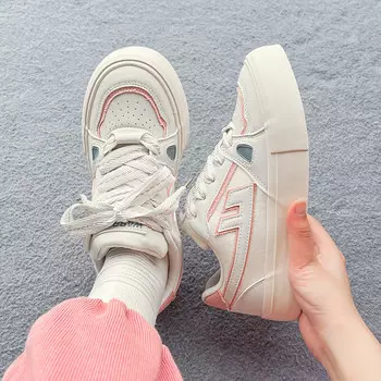 Кроссовки WARRIOR Skateboarding Shoes Women's Low-top Pink/Blue, розовый