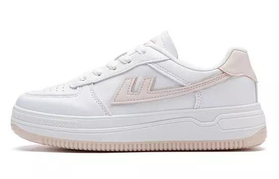 Кроссовки WARRIOR Skateboarding Shoes Women's Low-top Pink, белый/красный