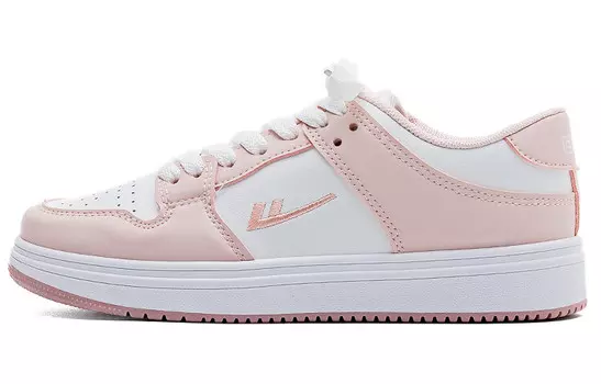 Кроссовки WARRIOR Skateboarding Shoes Women's Low-top White/Red, белый/красный