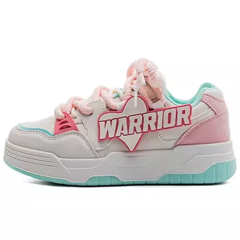 Кроссовки WARRIOR Skateboarding Shoes Women's Low-top Powder Moon, цвет Powder Moon