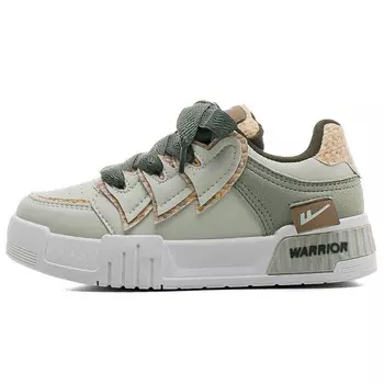 Кроссовки WARRIOR Skateboarding Shoes Women's Low-top Tea Green, зеленый