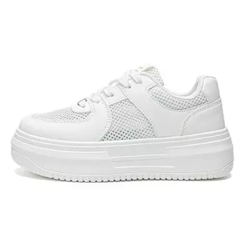 Кроссовки WARRIOR Skateboarding Shoes Women's Low-top White, белый