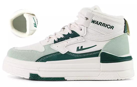 Кроссовки WARRIOR Skateboarding Shoes Women's Mid-top, бежевый