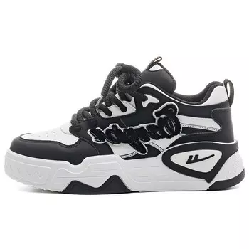 Кроссовки WARRIOR Three-dimensional Letters Lifestyle Shoes Women's, белый/черный