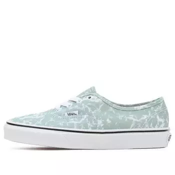 Кроссовки washes authentic low-top sneakers green Vans, зеленый