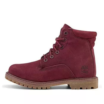 Кроссовки waterville 6-inch boot 'burgundy nubuck' Timberland, бургундия