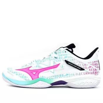 Кроссовки wave claw neo 2 'white purple' Mizuno, белый