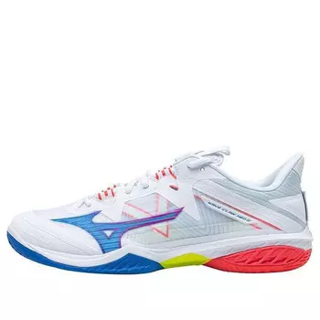 Кроссовки wave claw neo 'white blue red' Mizuno, белый