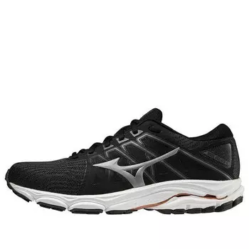 Кроссовки wave equate 6 'black white' Mizuno, черный