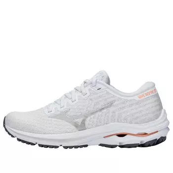 Кроссовки wave inspire 17 waveknit 'white papaya' Mizuno, белый