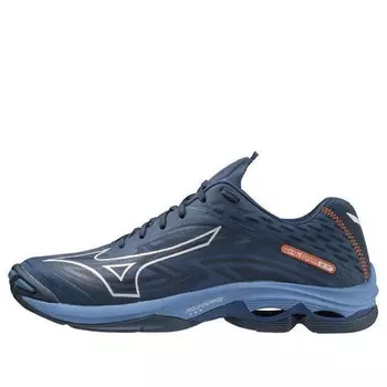 Кроссовки wave lightning z7 'navy blue' Mizuno, синий