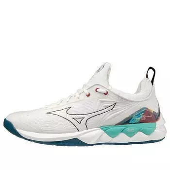 Кроссовки wave luminous 2 'white teal' Mizuno, белый