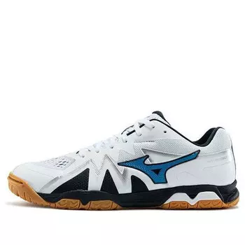 Кроссовки wave medal rise 'white black' Mizuno, белый