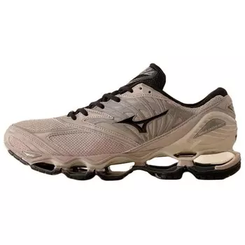 Кроссовки Wave Prophecy LS для бега мужские с низким верхом, темные грибы с принтом Outerspace и NB бордового цвета Mizuno