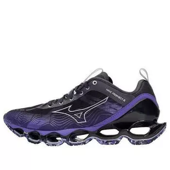 Кроссовки wave prophecy x 10 'black silver purple' Mizuno, синий