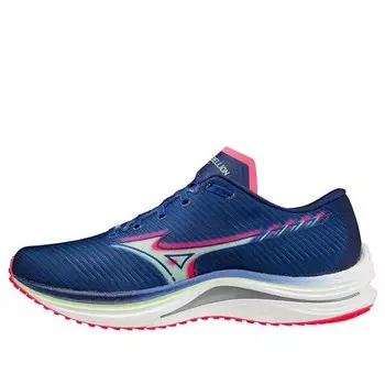 Кроссовки wave rebellion 'blue and red' Mizuno, синий