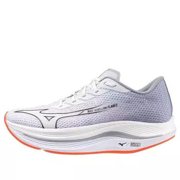 Кроссовки wave rebellion flash 2 'white harbor mist' Mizuno, белый
