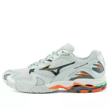 Кроссовки wave rider 10 'grey orange' Mizuno, серый