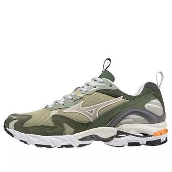 Кроссовки wave rider 10 premium 'green' Mizuno, зеленый