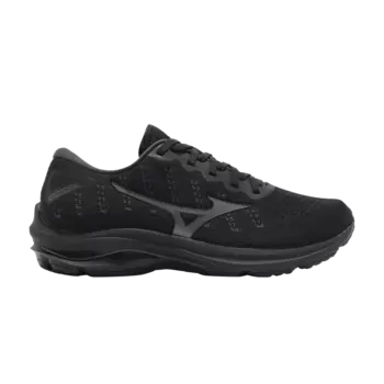 Кроссовки Wave Rider 25 Waveknit 'Black Dark Grey', черный