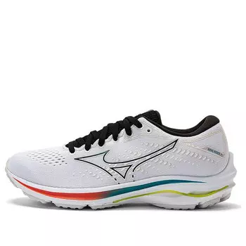 Кроссовки wave rider 25 'white black' Mizuno, белый