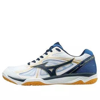 Кроссовки wave rider 25 wide 'white blue' Mizuno, белый