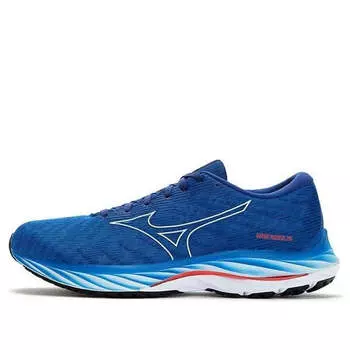 Кроссовки wave rider 26 'blue white' Mizuno, синий