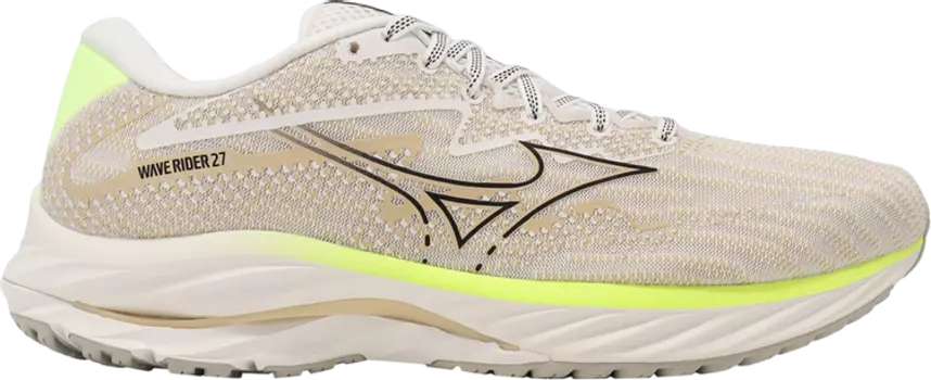 Кроссовки Wave Rider 27 'Beige Black Lime', кремовый