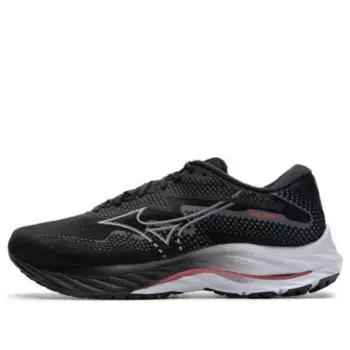 Кроссовки wave rider 27 'black grey red' Mizuno, черный