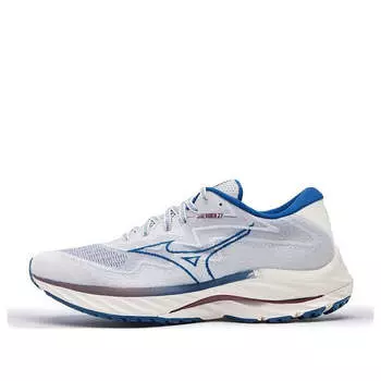 Кроссовки wave rider 27 low 'milk white blue' Mizuno, белый