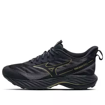 Кроссовки wave rider gtx 2 'black silver' Mizuno, черный