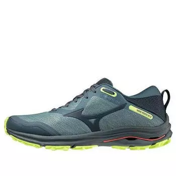 Кроссовки wave rider gtx 'grey green' Mizuno, серый