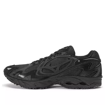 Кроссовки wave rider low 'solar black' Mizuno, черный