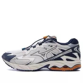 Кроссовки wave rider v2 'slip resistant lowtop casual' Mizuno, серый
