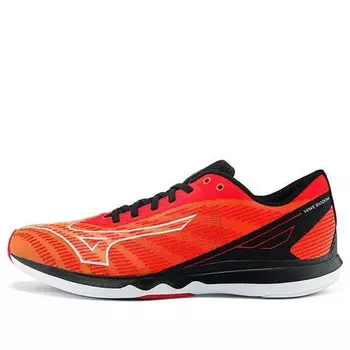 Кроссовки wave shadow 5 'orange black' Mizuno, оранжевый