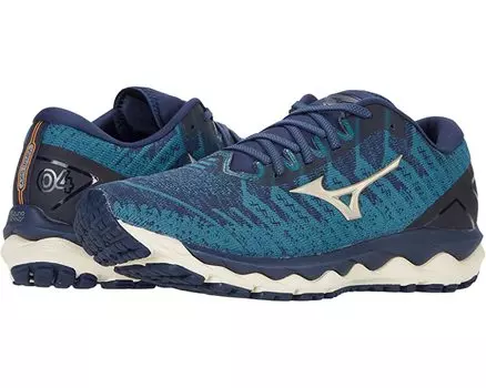 Кроссовки Wave Sky 4 WAVEKNIT Mizuno, настроение индиго