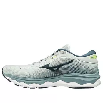 Кроссовки wave sky 5 'light green' Mizuno, зеленый