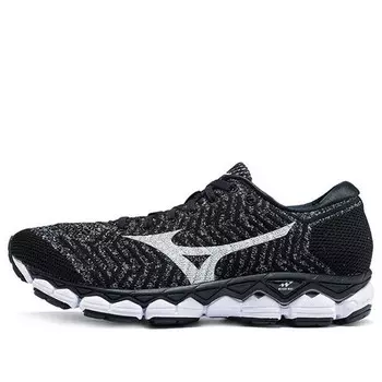 Кроссовки waveknit s1 'black' Mizuno, черный