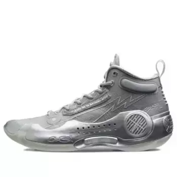 Кроссовки way of wade 10 x aape Li-Ning, серебряный