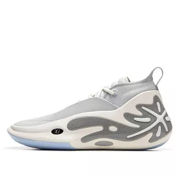 Кроссовки way of wade 11 Li-Ning, белый/серый