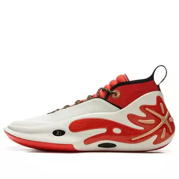 Кроссовки way of wade 11 Li-Ning, белый/красный