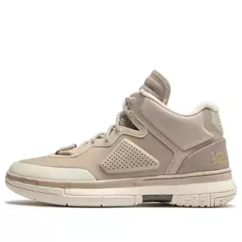 Кроссовки way of wade 1 зал славы 2023 премиум кожа Li-Ning, бежевый