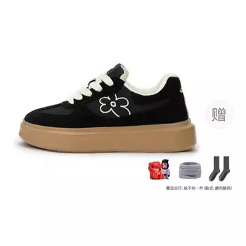 Кроссовки WE FLOWER Skateboarding Shoes Unisex Low-top, черный