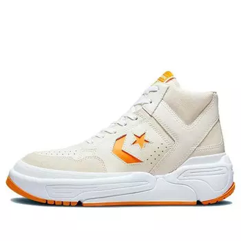 Кроссовки weapon cx leather & suede high top 'egret' Converse, белый