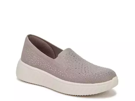 Кроссовки Wednesday Bright Wedge Slip-On Sneaker Bzees, серо-коричневый