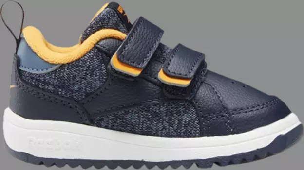Кроссовки weebok clasp low toddler 'vector navy semi solar gold' Reebok, синий
