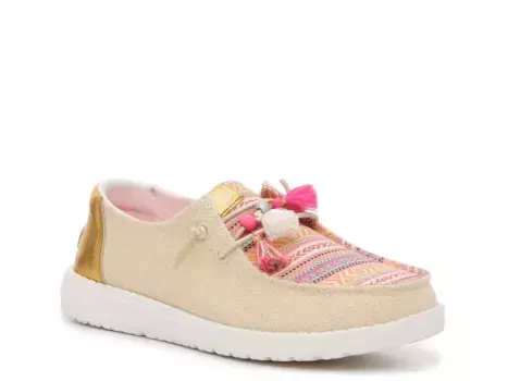 Кроссовки Wendy Boho Festival Slip-On Sneaker Heydude, цвет gold_beige_multicolorgeometricprint